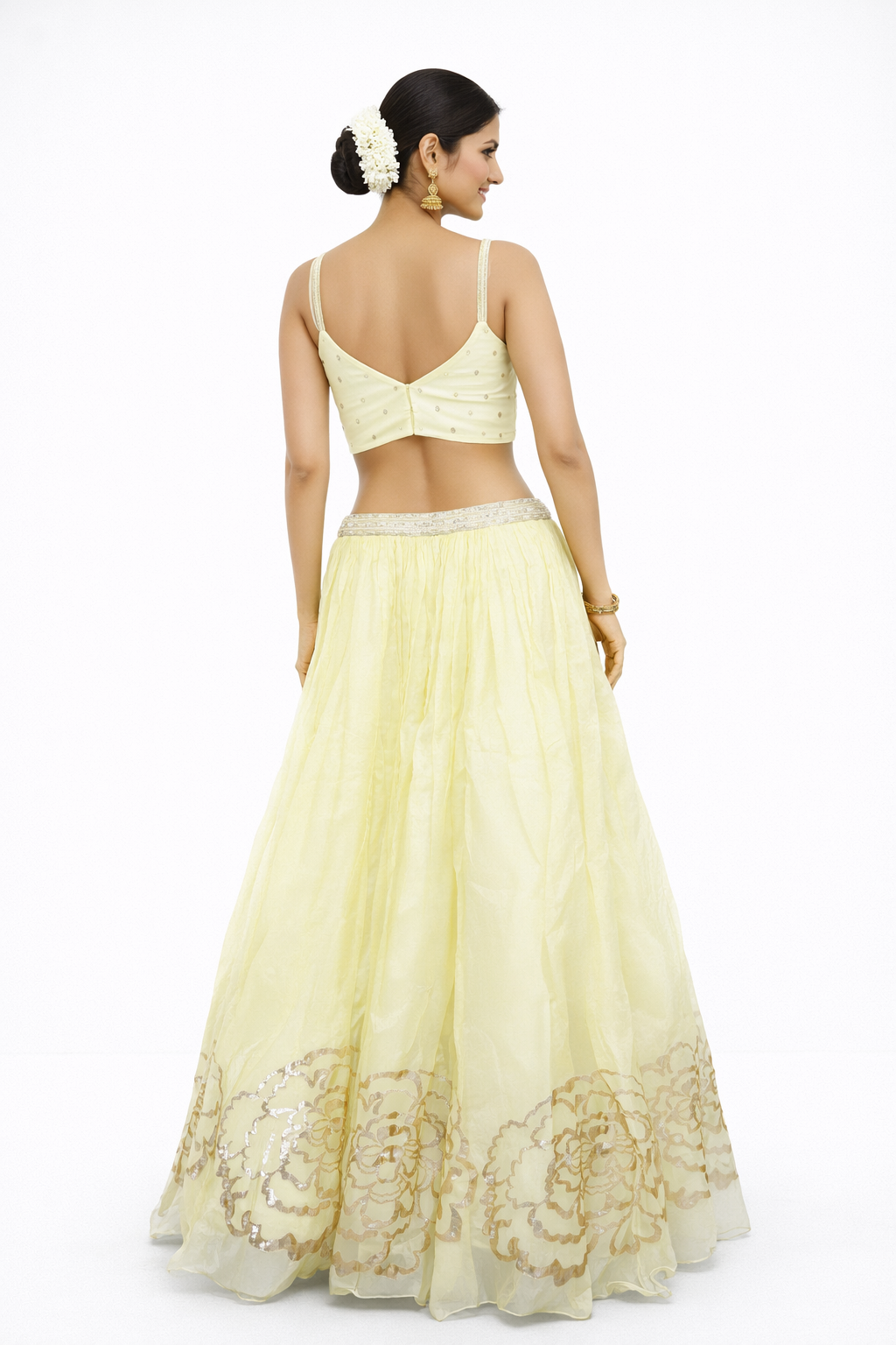 LIGHT OLIVE GOLD LEHENGA CHOLI
