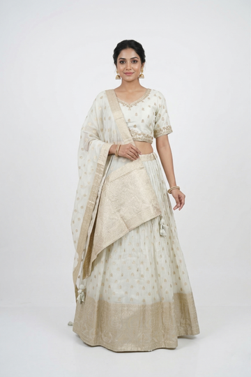 IVORY LEHENGA CHOLI