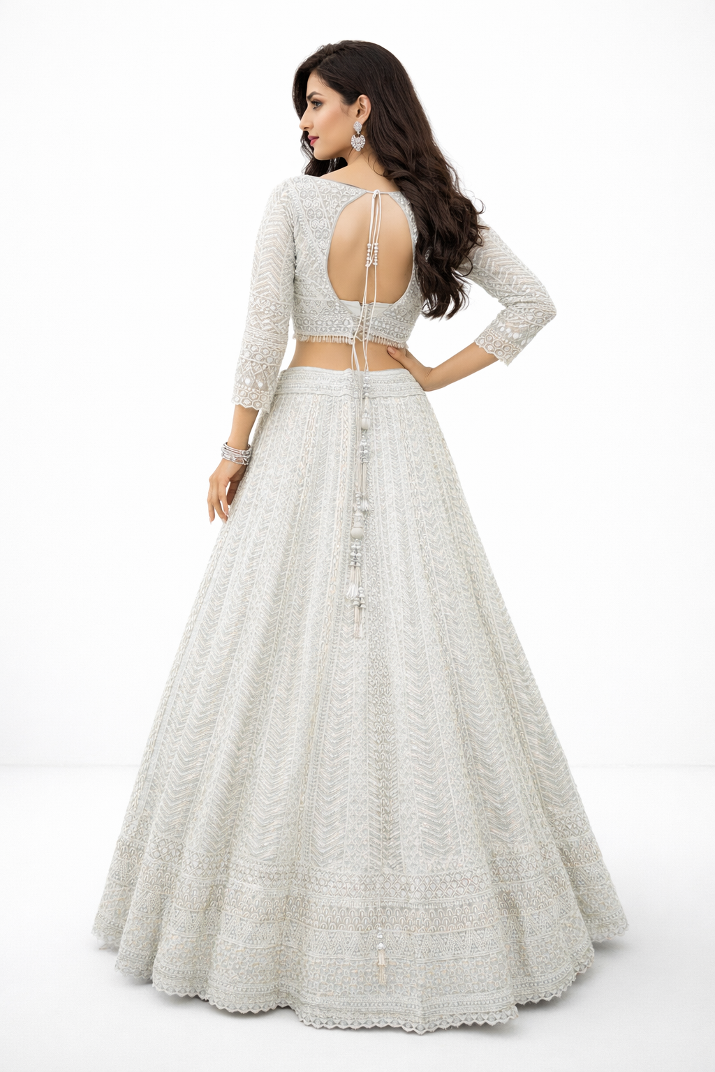 IVORY LEHENGA CHOLI