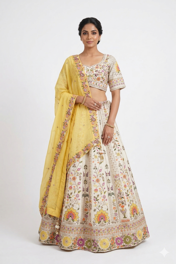 ALMOND LEHENGA CHOLI