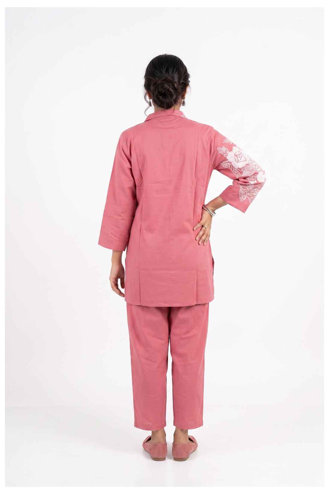 Pink Floral Printed Co-Ord Set