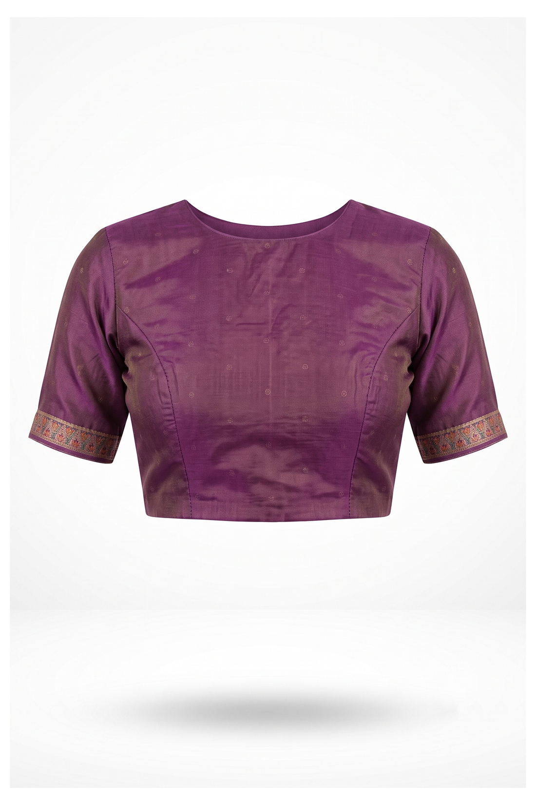 Mauve Banarasi Art Silk Wedding & Party Wear Saree