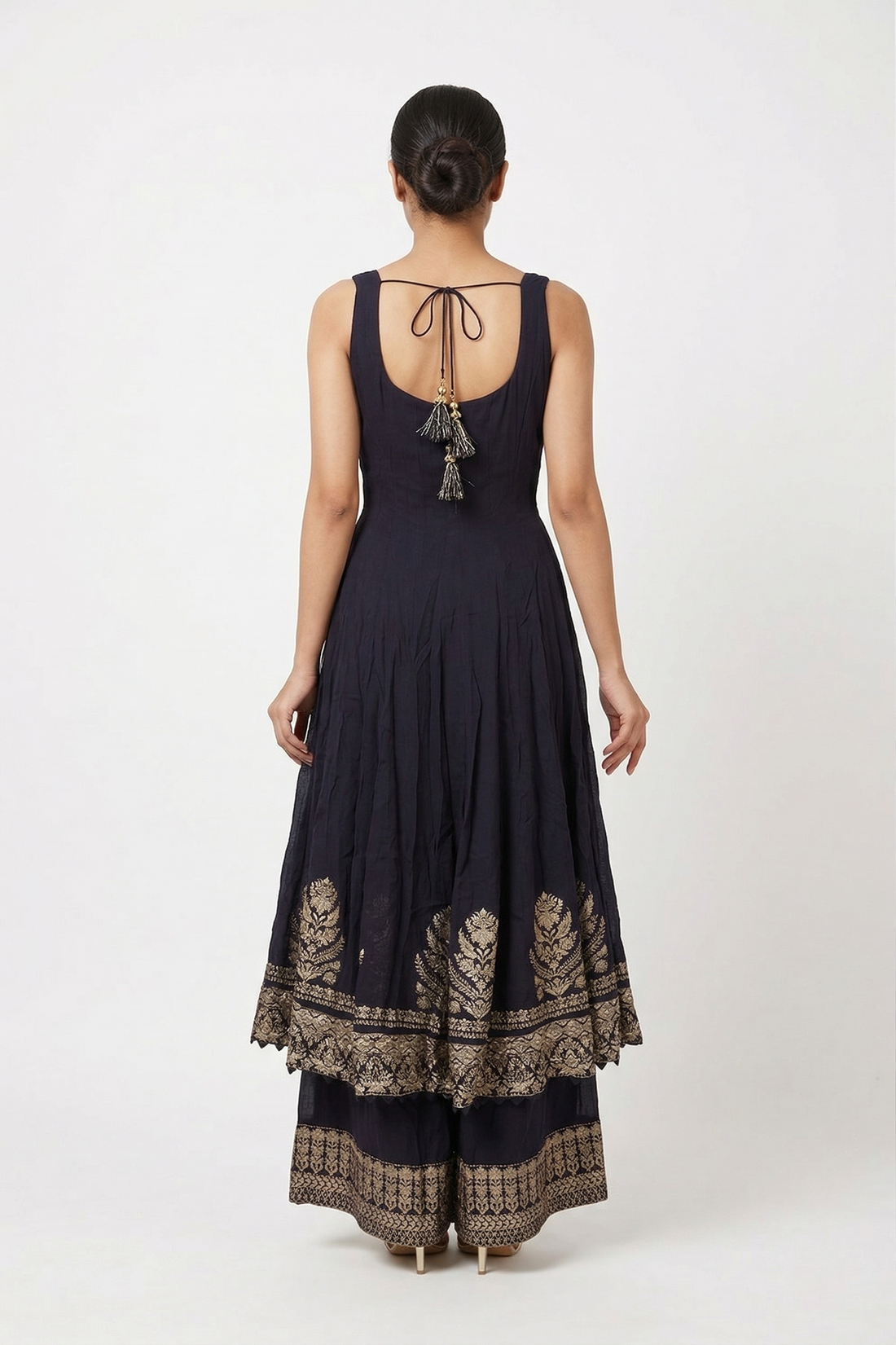DARK NAVY BLUE Anarkali Set