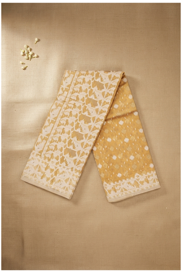Light Gold Banarasi Art Silk Wedding Saree