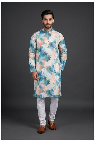 Abstract Printed Kurta
