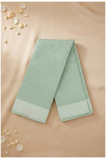 Mint Green Banarasi Art Silk Wedding Saree