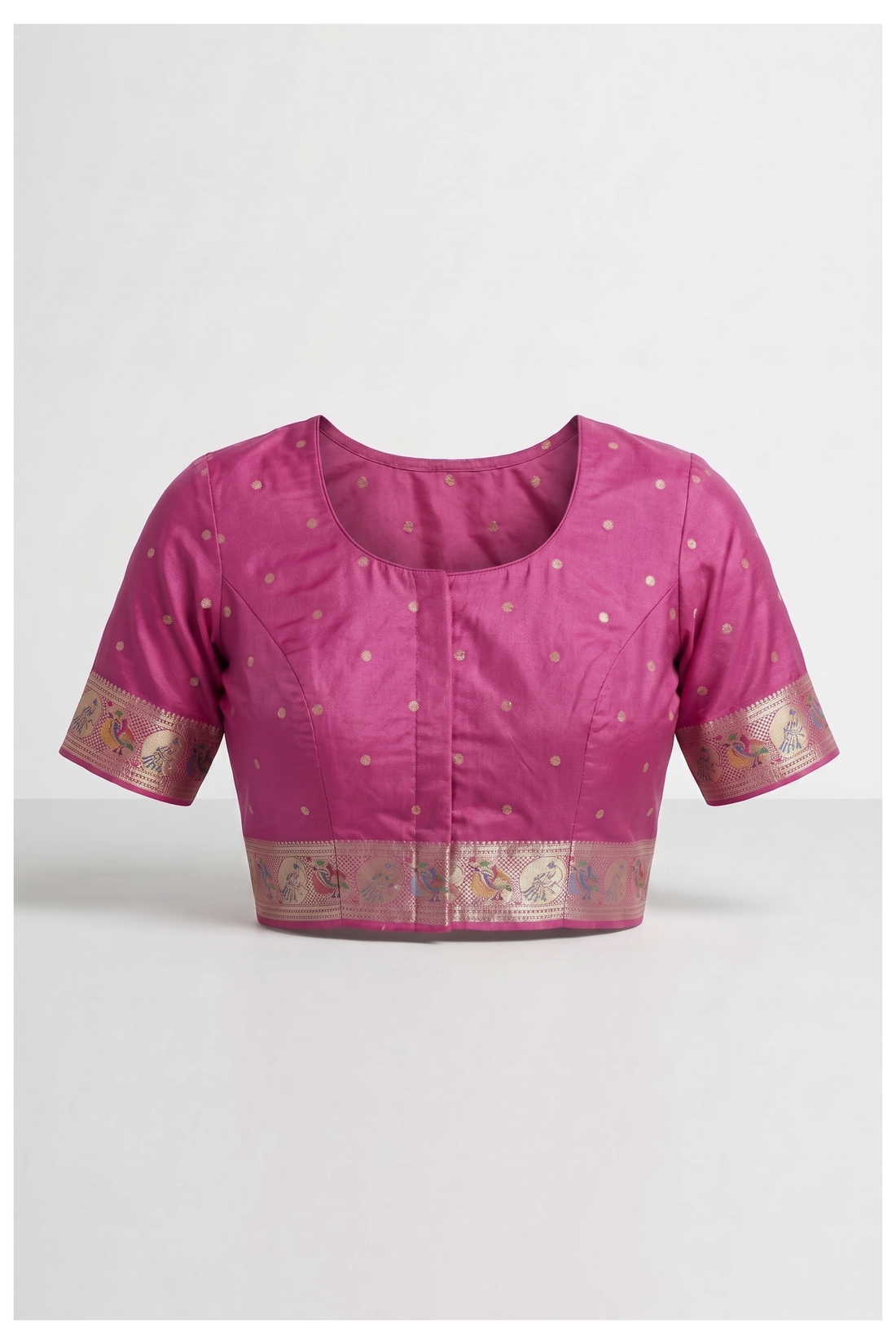 Rani Pink Banarasi Art Silk Party Wear Saree