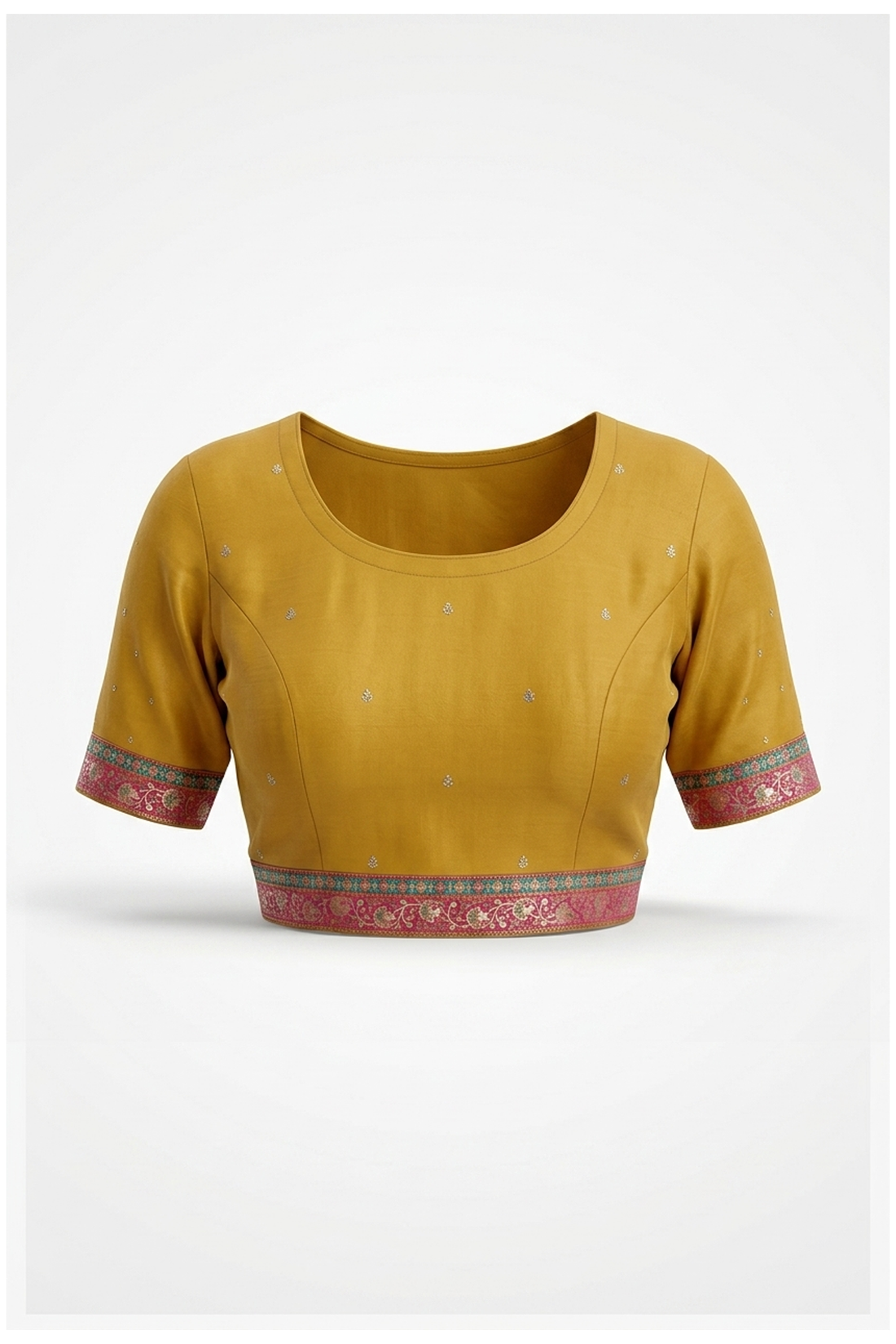 Mustard Pure Silk Banarasi Haldi Saree