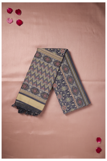 Black Banarasi Art Silk Wedding & Party Wear Saree