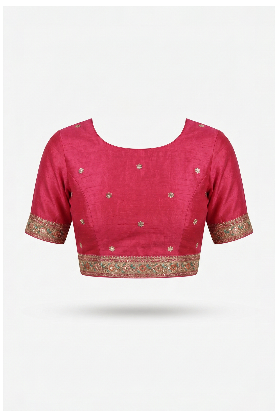 Rani Pink Banarasi Pure Silk Party & Wedding Saree