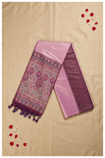 Magenta South Silk Art Silk Wedding Saree