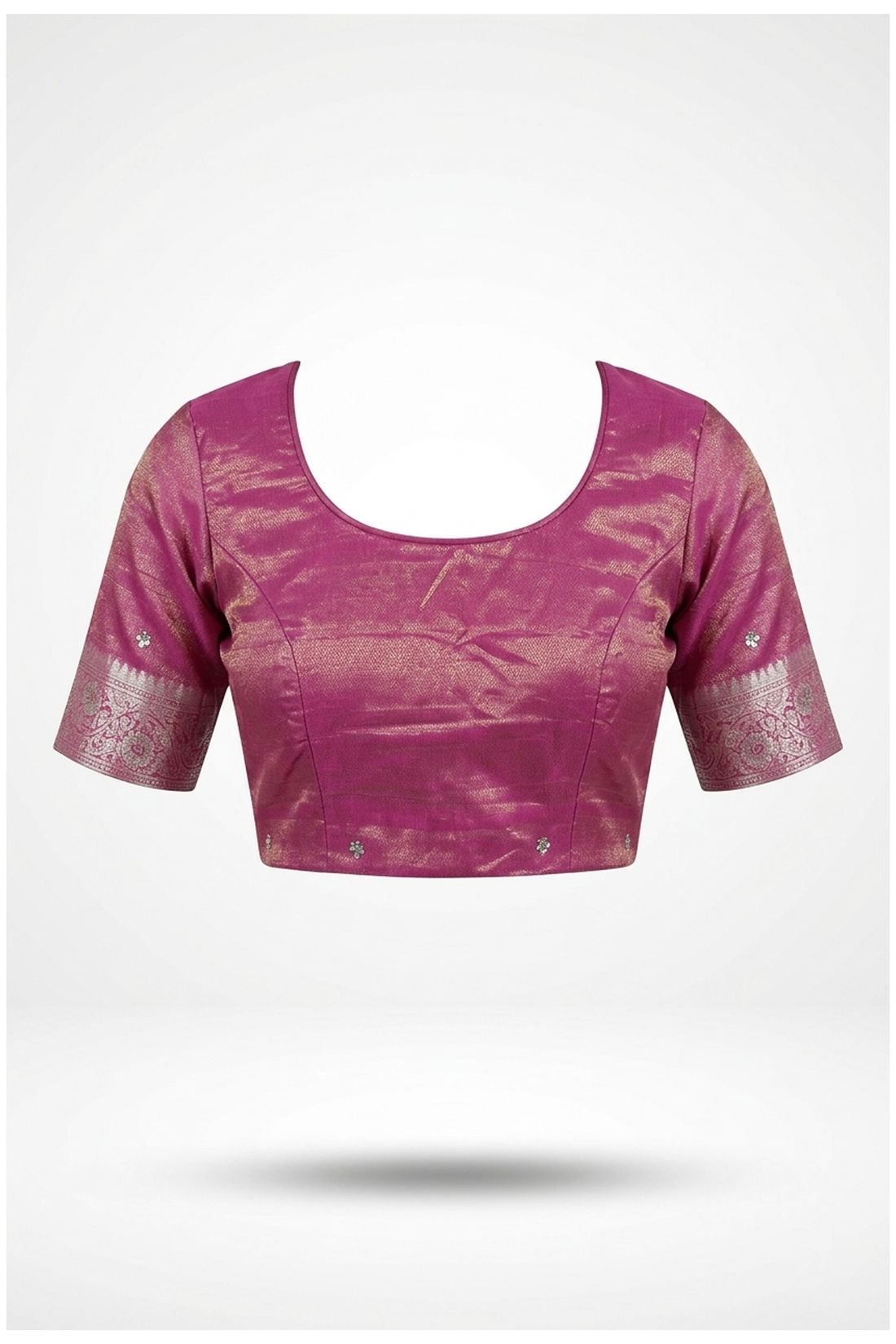Champagne South Tissue Silk Wedding & Party Wear