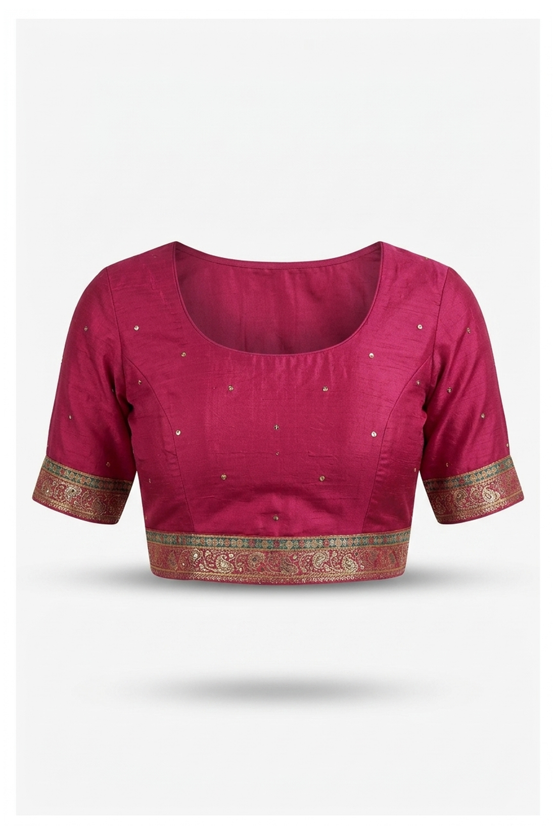 Maroon Tissue South Silk Wedding & Party Wear Saree