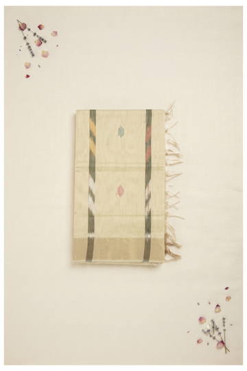 Pistachio Green Printed Cotton Wedding & Party Wear Saree