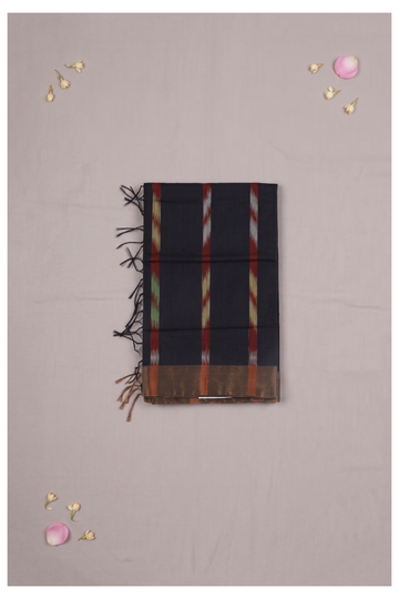 Black Cotton Saree For Wedding & Party Wear Occasions