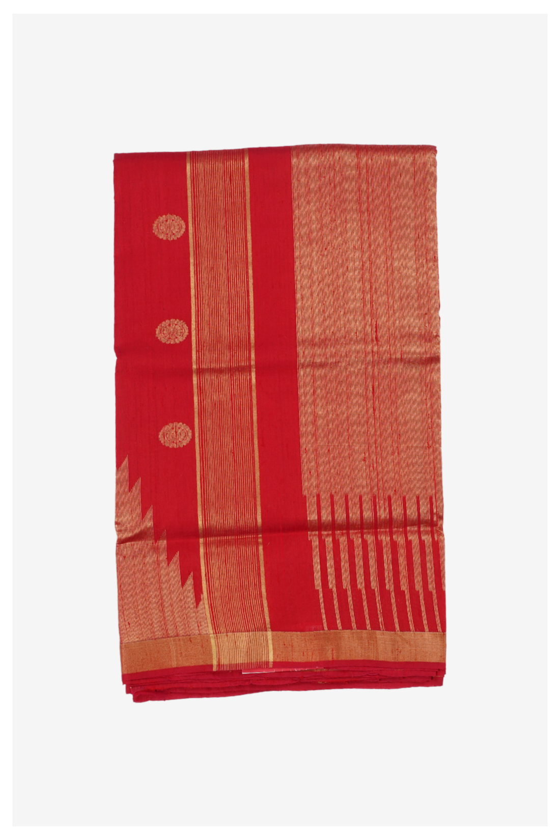 Red Pure Silk South Silk Wedding Saree