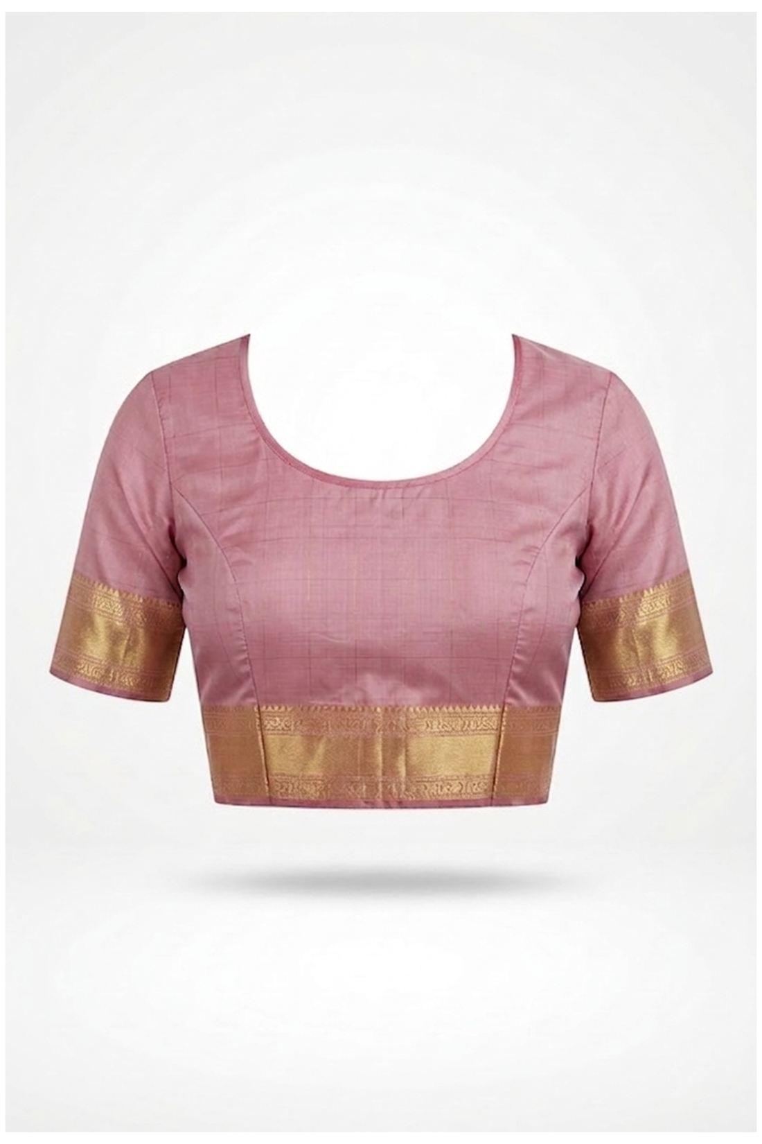 Mauve Pure South Silk Wedding & Party Wear Saree
