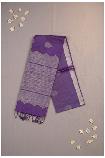 Amethyst Banarasi Pure Silk Party & Wedding Saree