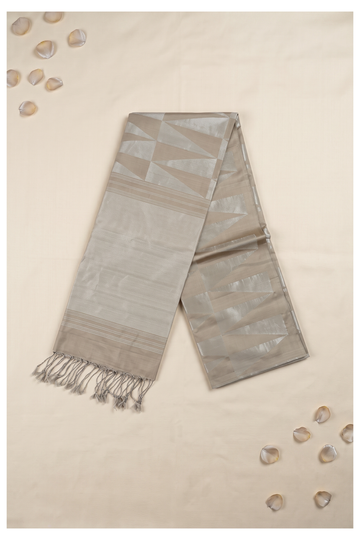 Champagne Banarasi Pure Silk Wedding & Party Wear Saree