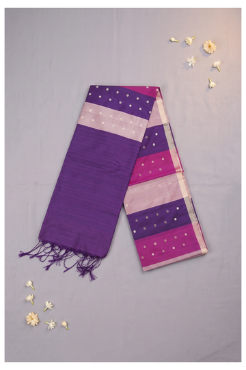 Fuchsia Banarasi Pure Silk Wedding Party Wear Saree