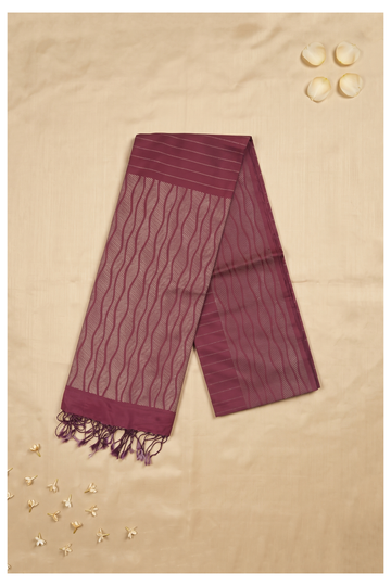 Maroon Banarasi Pure Silk Wedding Saree