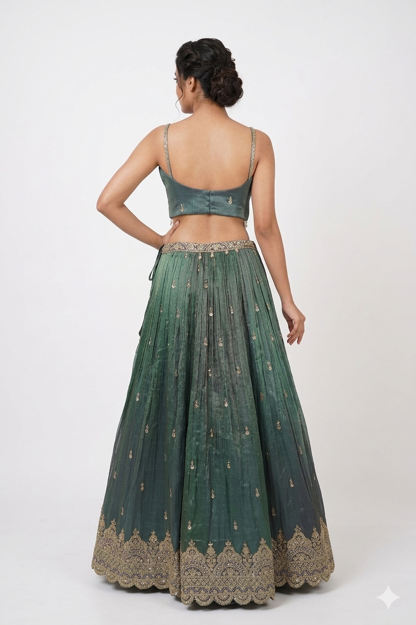 SHADED LEHENGA CHOLI