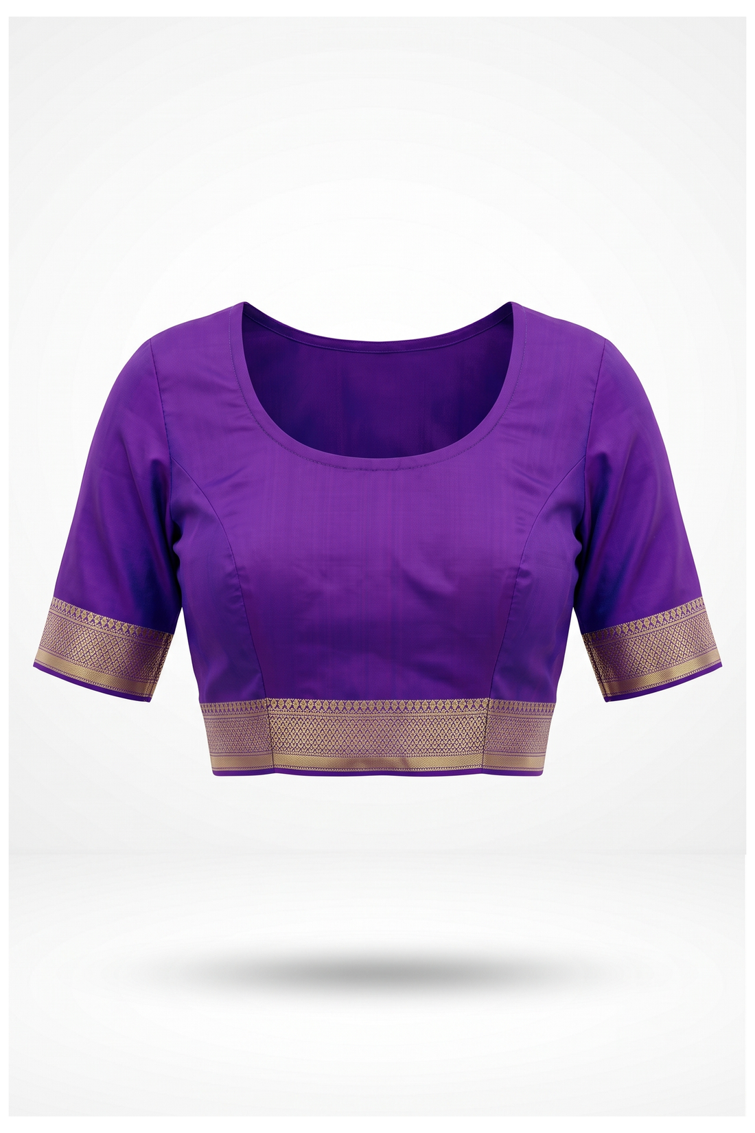 Royal Purple Banarasi Pure Silk Wedding And Party Wear Saree