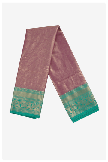 Burgundy South Tissue Silk Wedding & Party Wear Saree