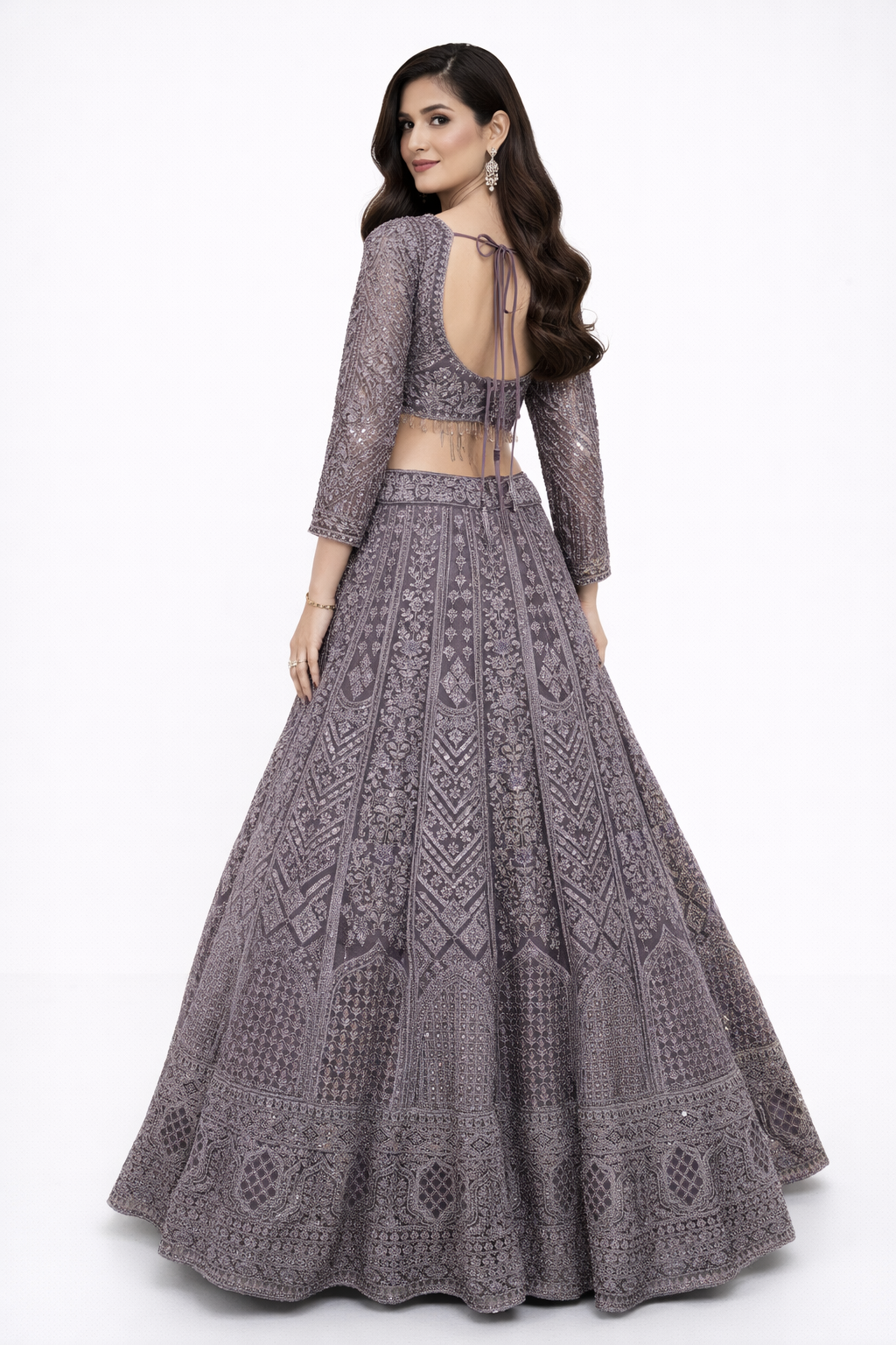 PURPLE LEHENGA CHOLI