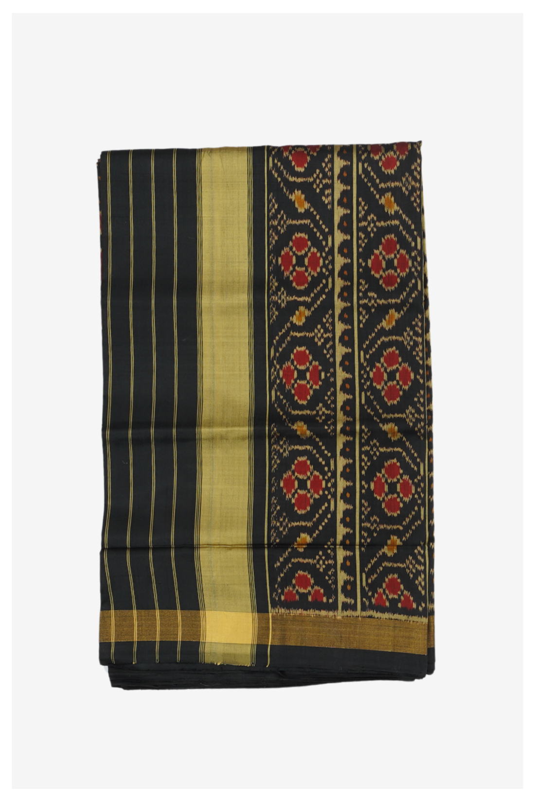 Black Patola Pure Silk Wedding Saree