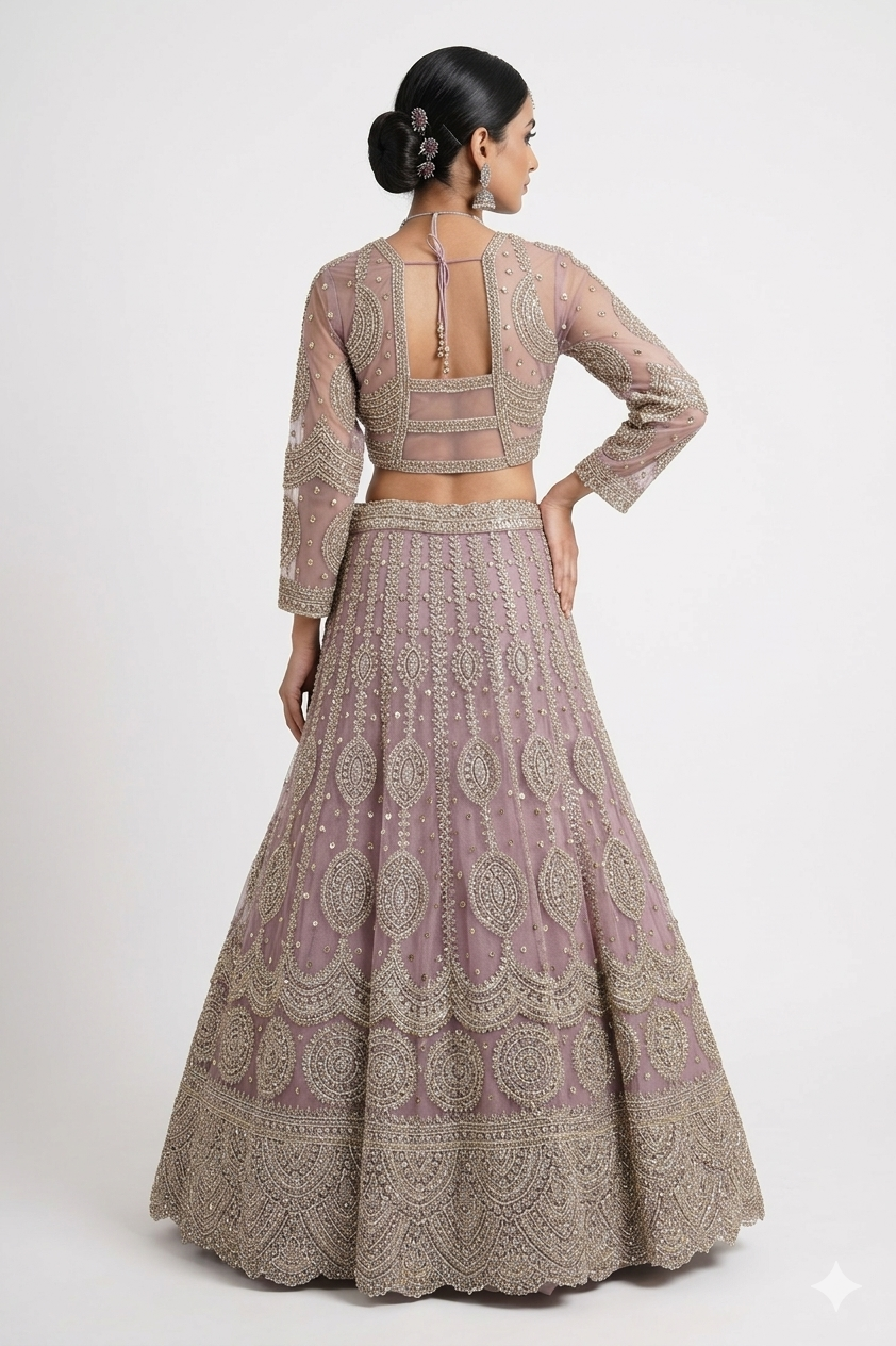 LIGHT PURPLE LEHENGA CHOLI