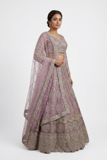 LIGHT PURPLE LEHENGA CHOLI