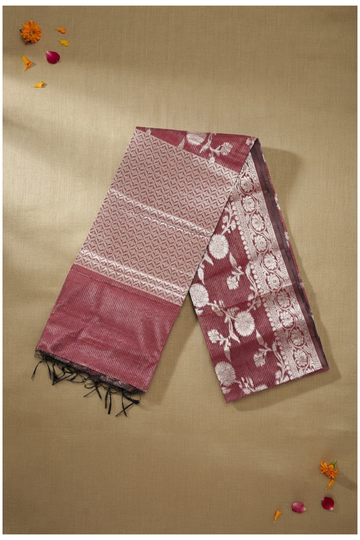 Maroon Banarasi Art Silk Wedding Saree