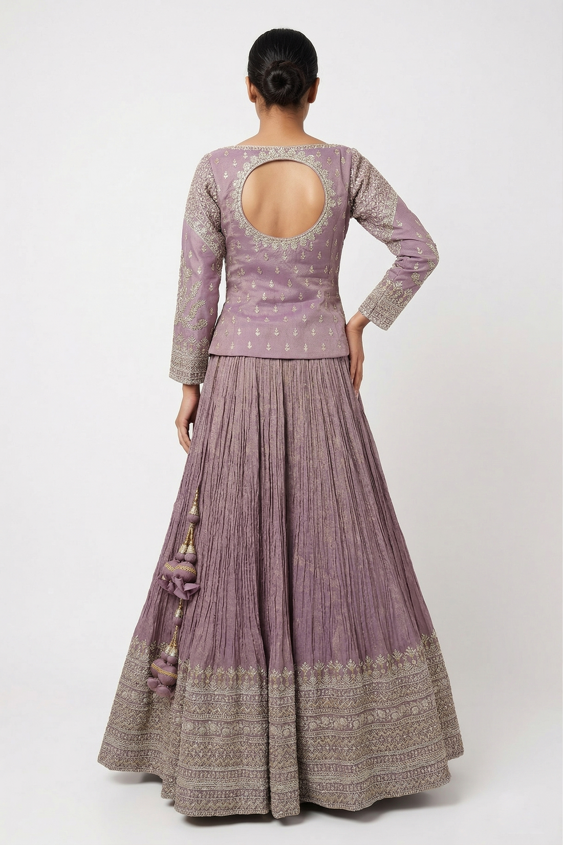 DARK LAVENDER LEHENGA CHOLI
