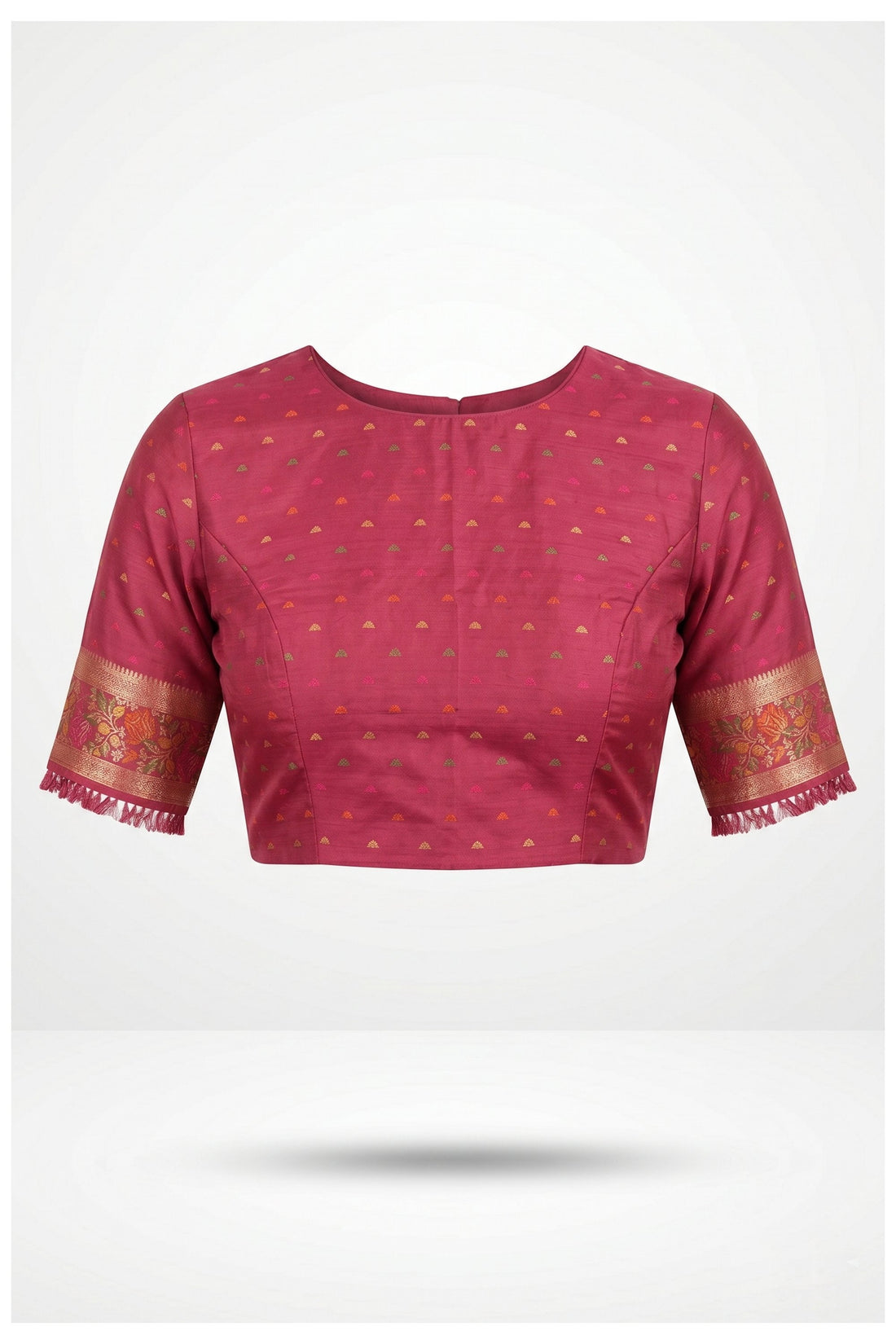 Pink Banarasi Silk Saree