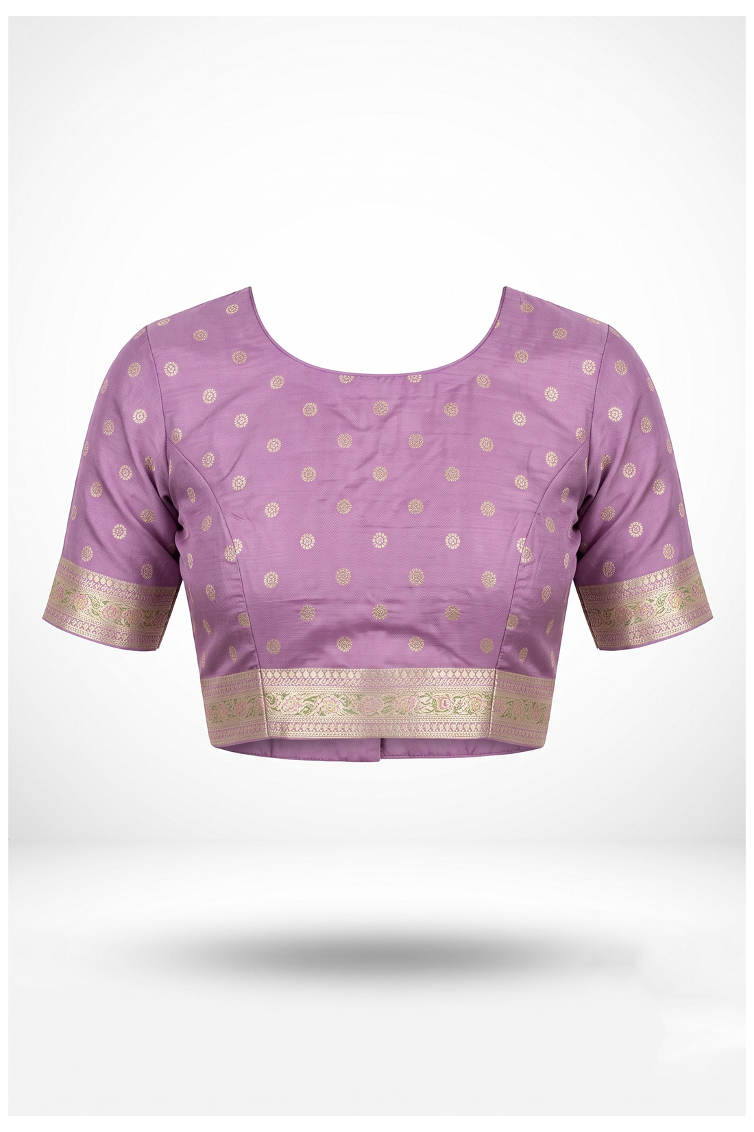 Lavender Banarasi Art Silk Wedding Saree