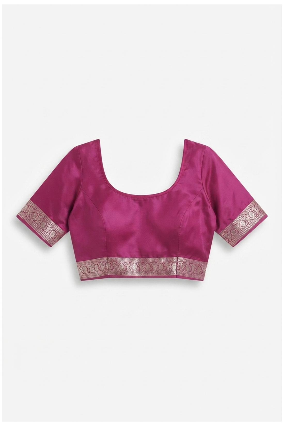 Magenta South Tissue Silk Wedding & Party Wear Saree