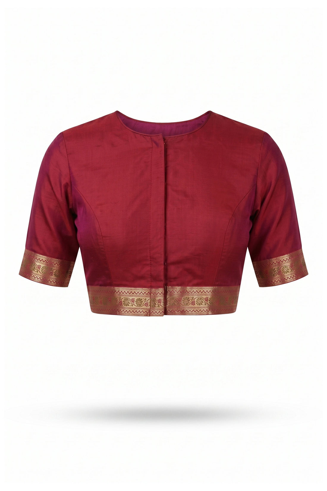 Rani Pink Banarasi Silk Saree