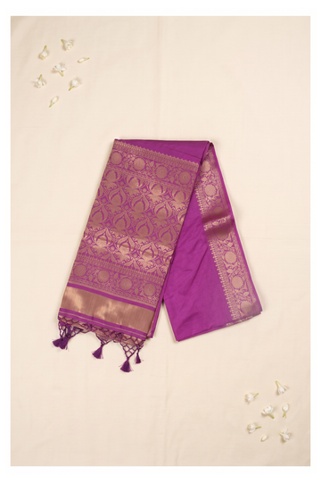 Magenta Banarasi Art Silk Wedding Saree