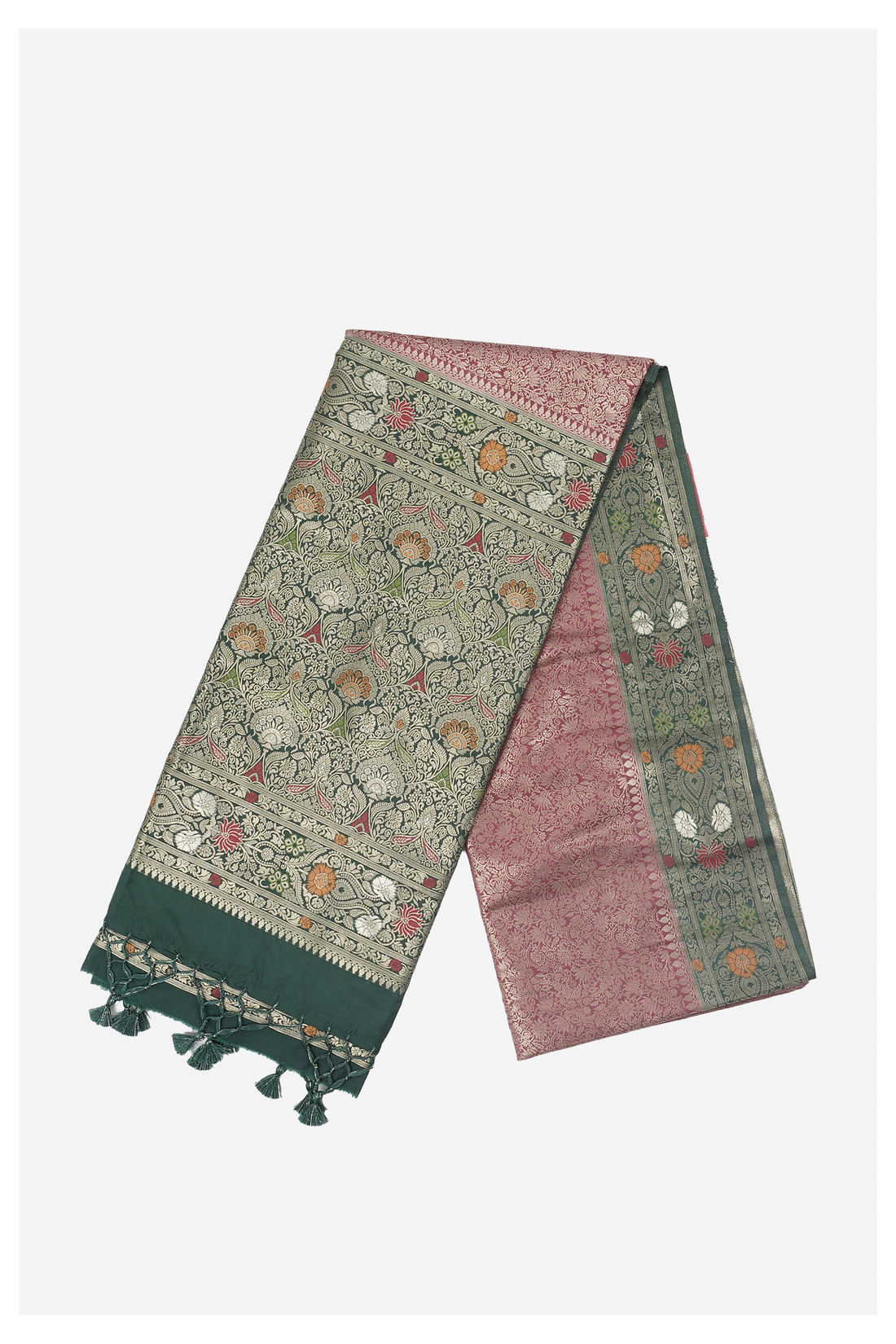 Wine Banarasi Art Silk Wedding & Party Saree