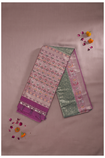 Bottle Green Banarasi Art Silk Wedding Saree