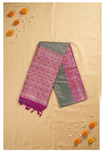 Bottle Green Banarasi Art Silk Wedding Saree