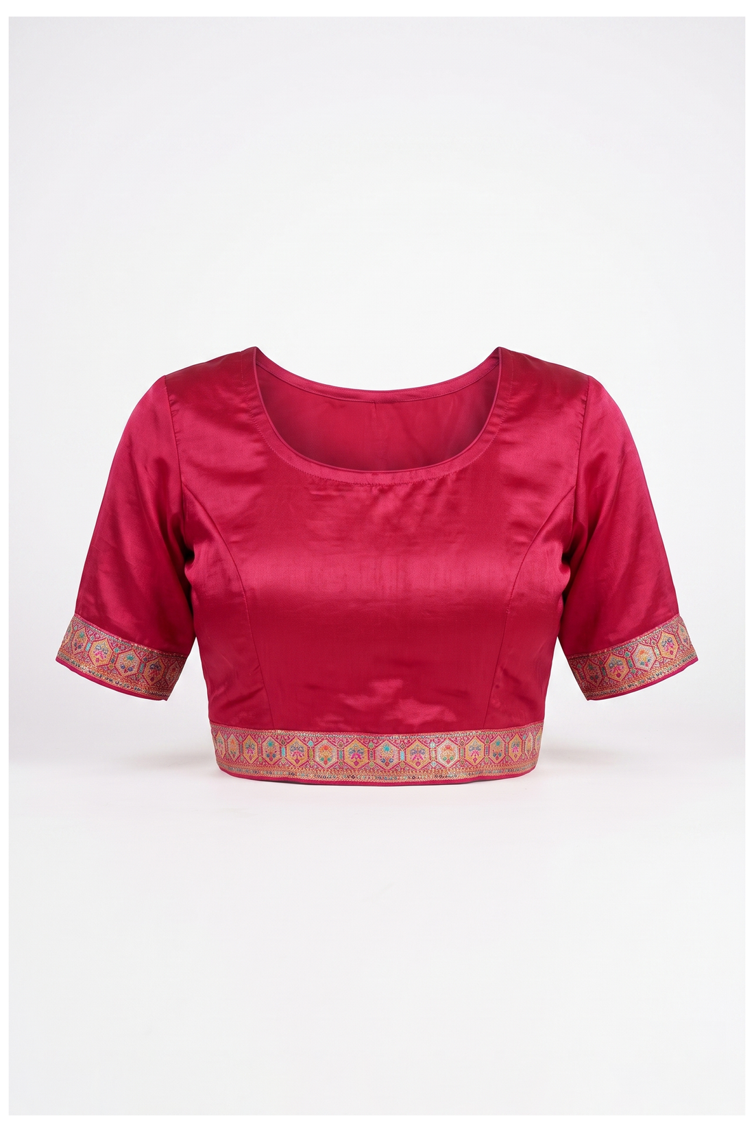 Magenta Banarasi Art Silk Wedding & Party Wear Saree