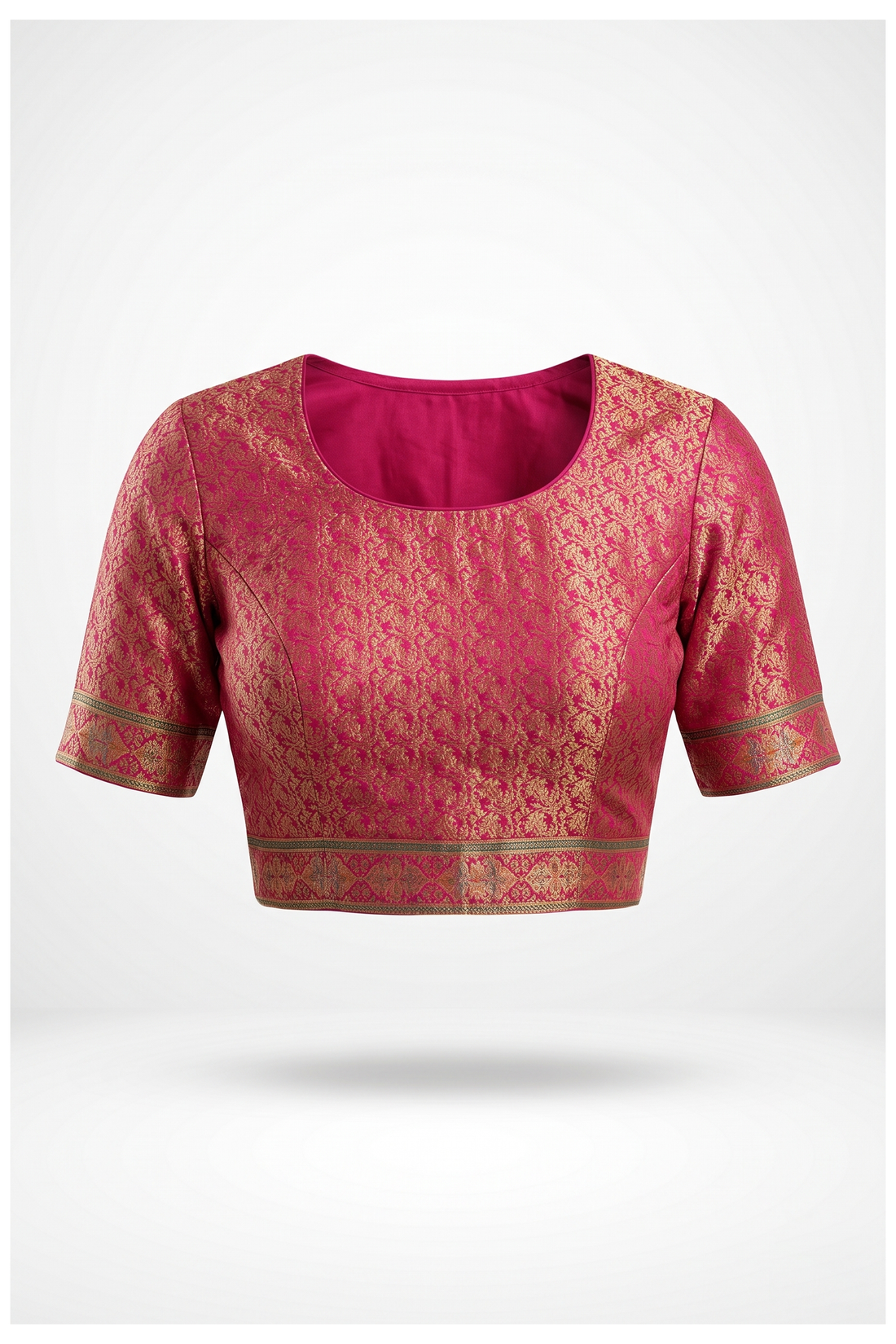 Champagne South Silk Art Silk Party Wear