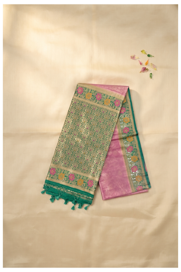 Magenta Banarasi Art Silk Wedding Saree