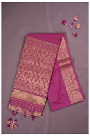 Magenta Banarasi Art Silk Wedding Saree