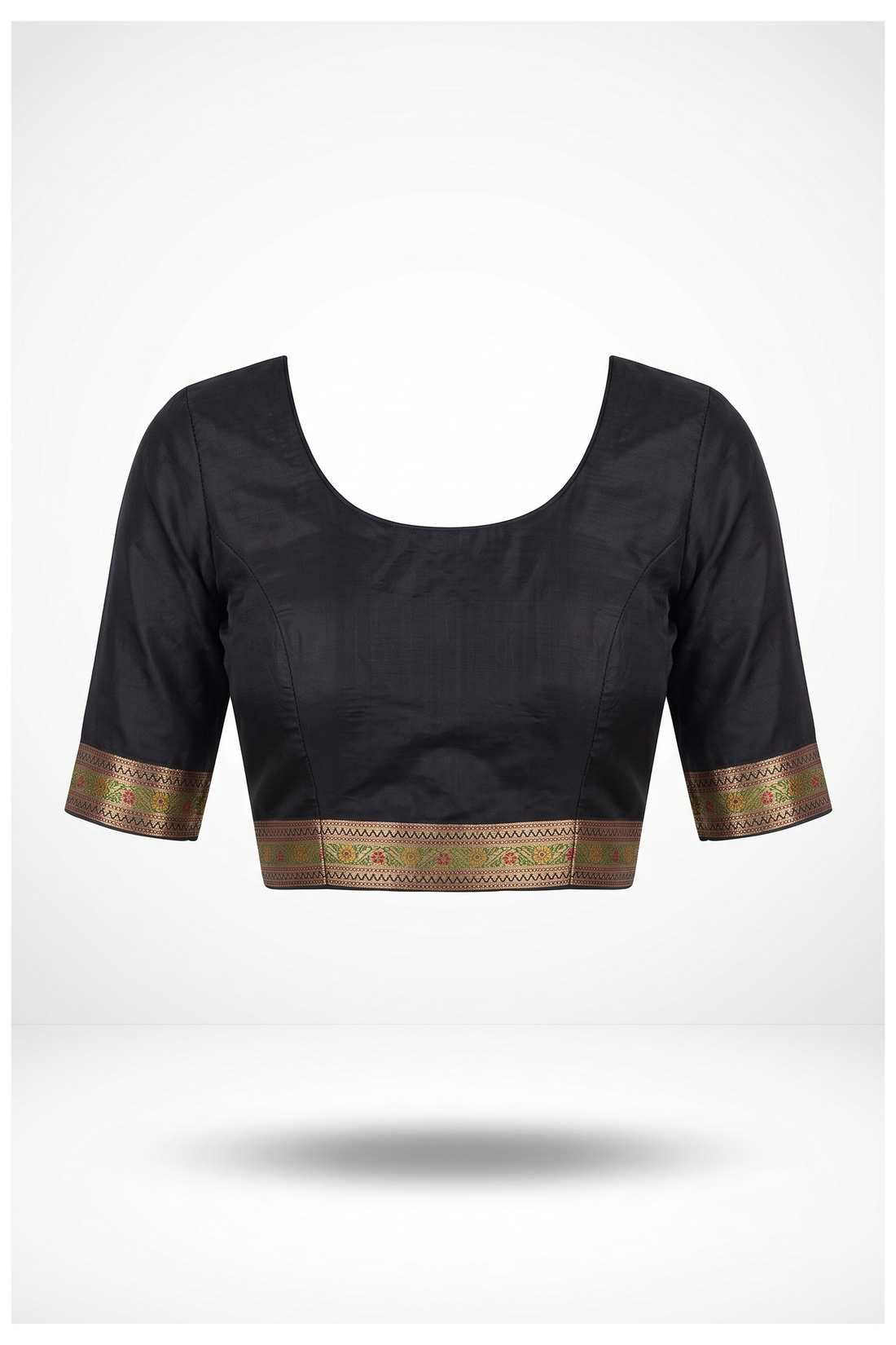 Black Banarasi Art Silk Wedding Saree
