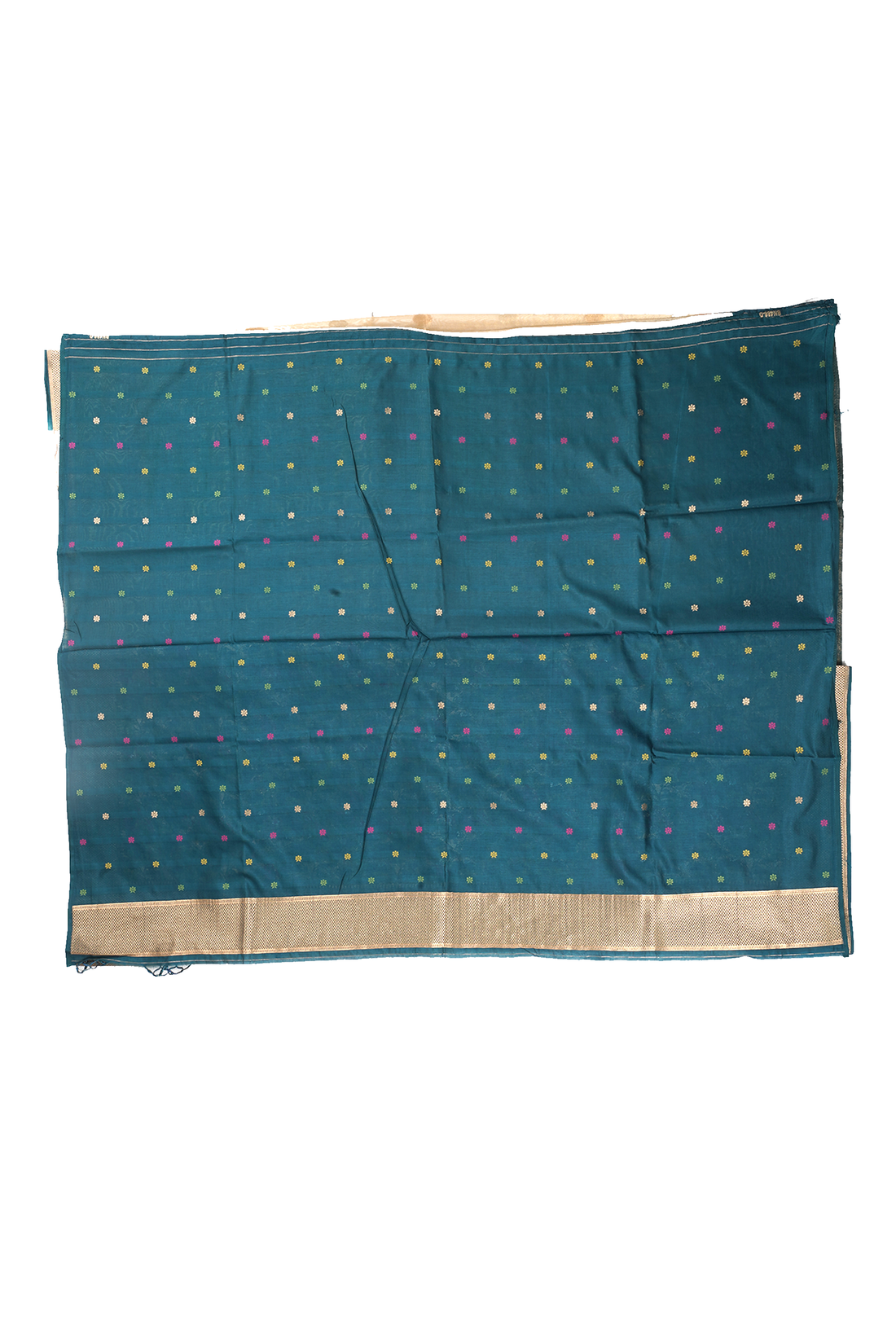 Champagne Banarasi Tissue Silk Wedding Saree