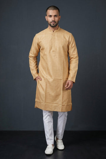 Classic Mustard Men’S Kurta