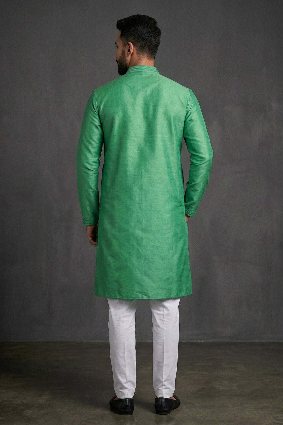 Emerald Green Classic Men’S Kurta